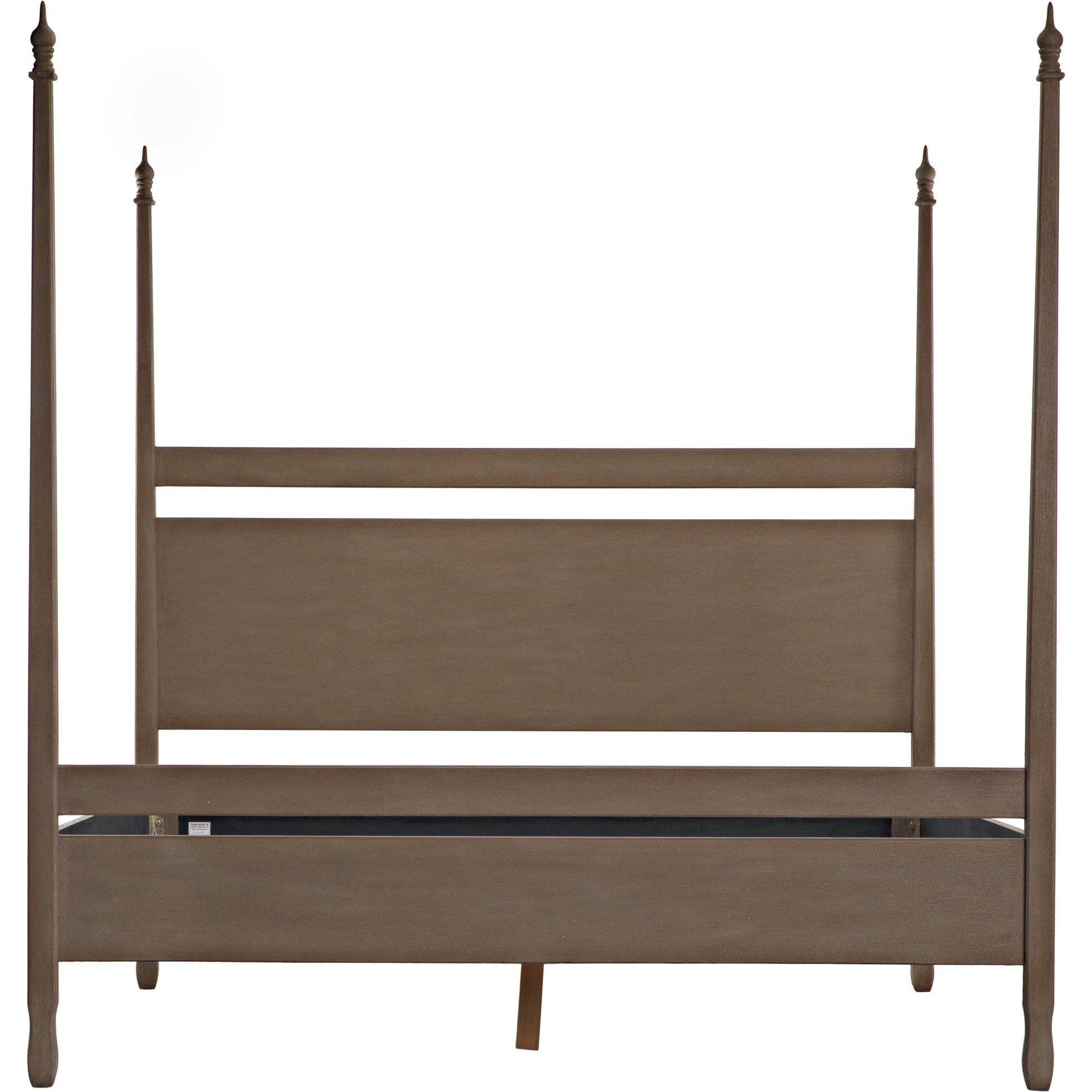 Venice Bed by Noir in hand rubbed black. Made from mahogany in a transitional style.