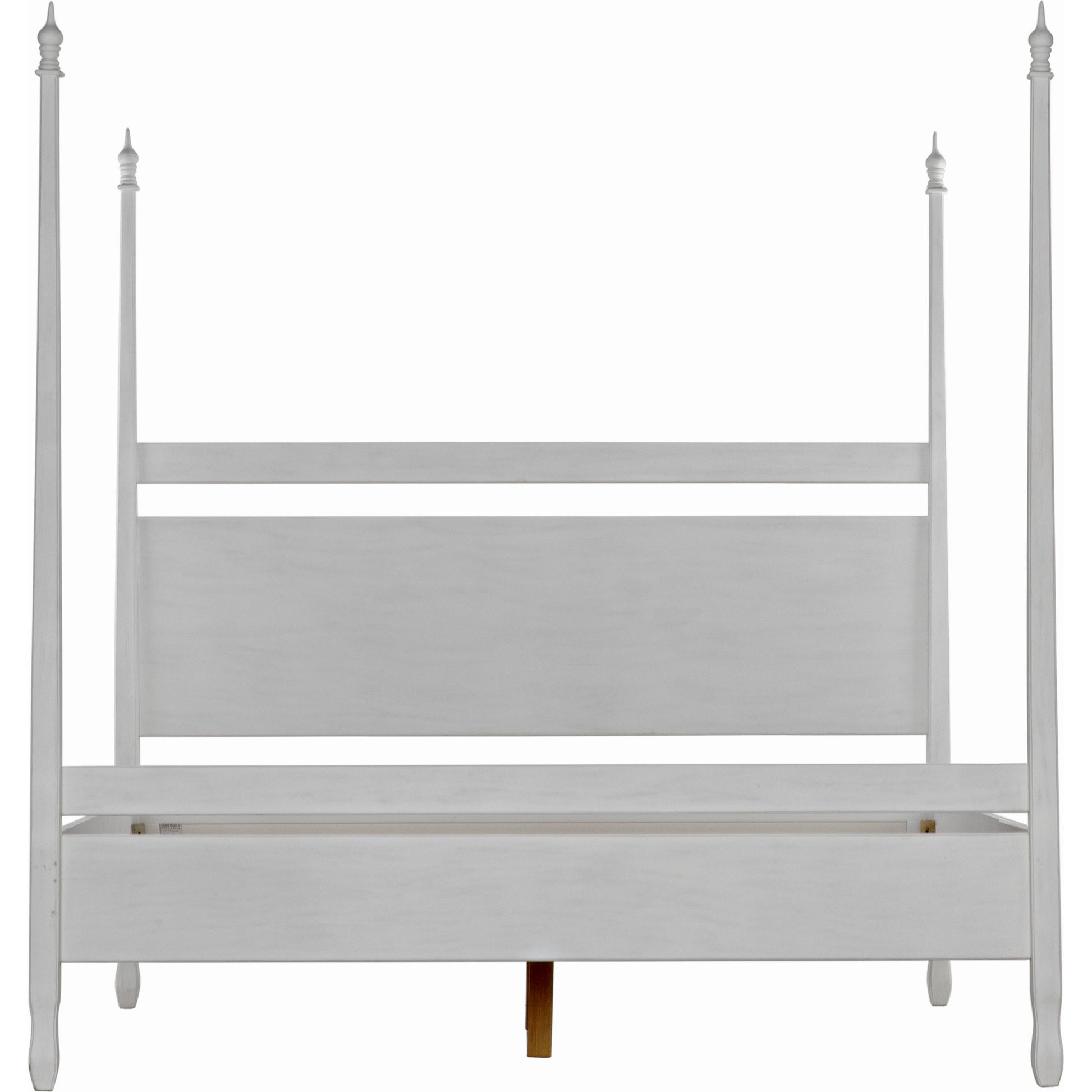 Venice Bed by Noir in hand rubbed black. Made from mahogany in a transitional style.