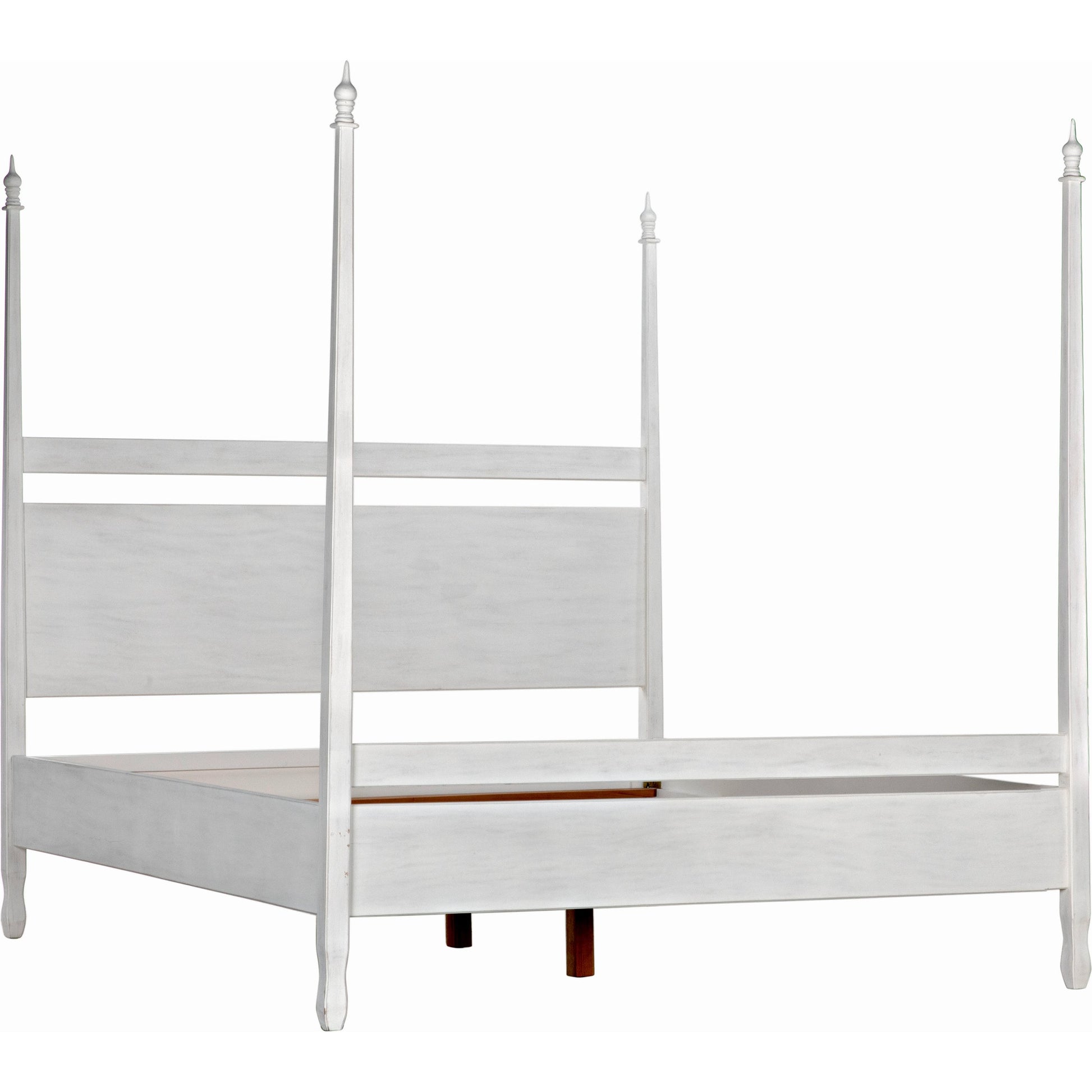 Venice Bed by Noir in hand rubbed black. Made from mahogany in a transitional style.