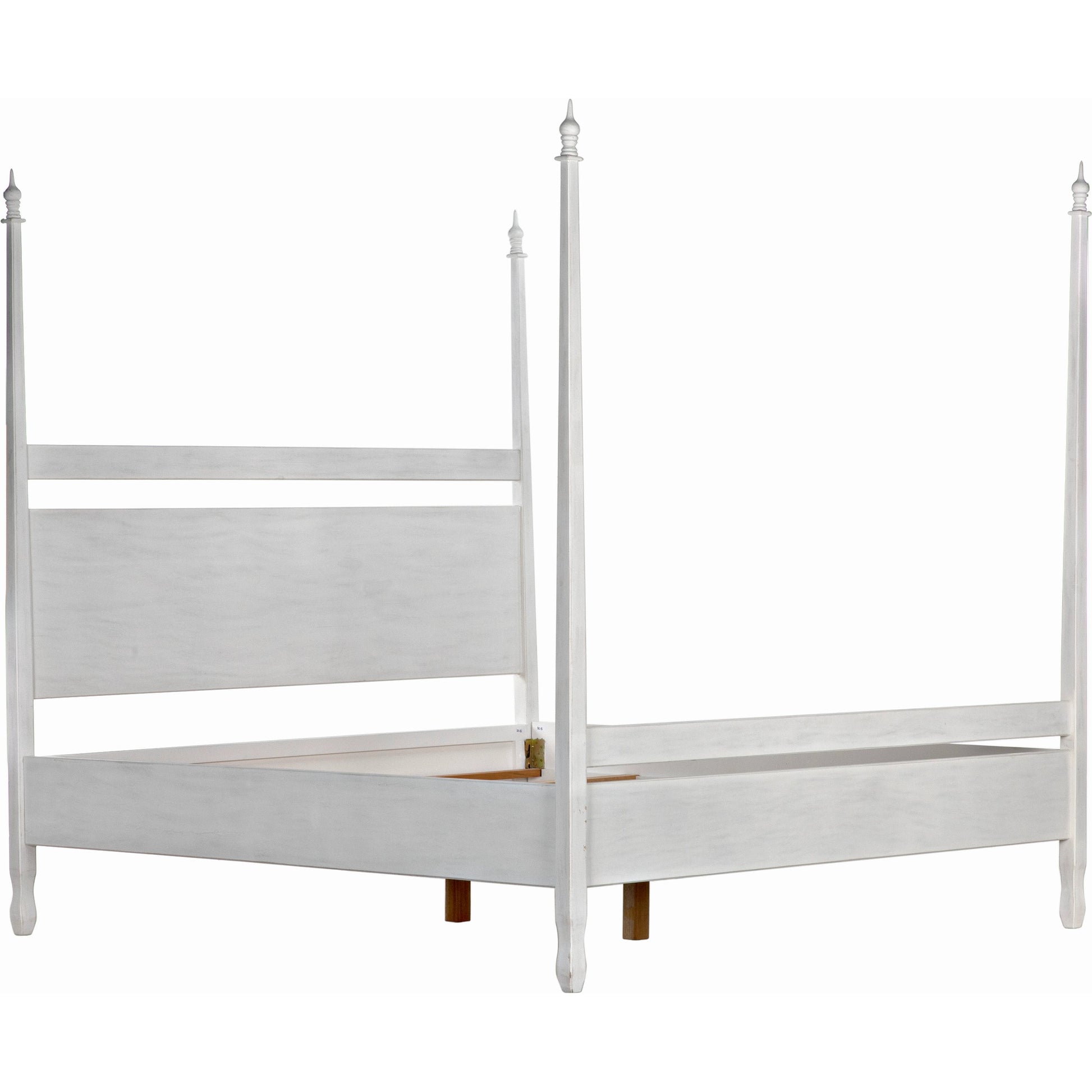 Venice Bed by Noir in hand rubbed black. Made from mahogany in a transitional style.
