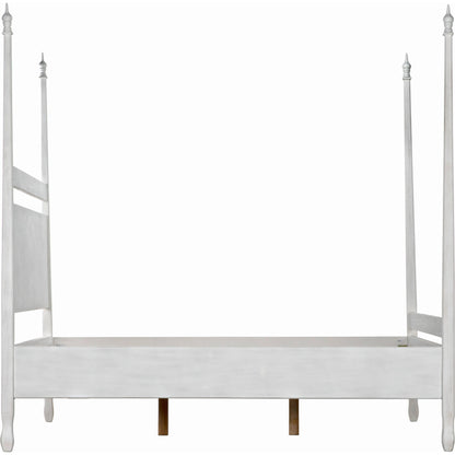Venice Bed by Noir in hand rubbed black. Made from mahogany in a transitional style.