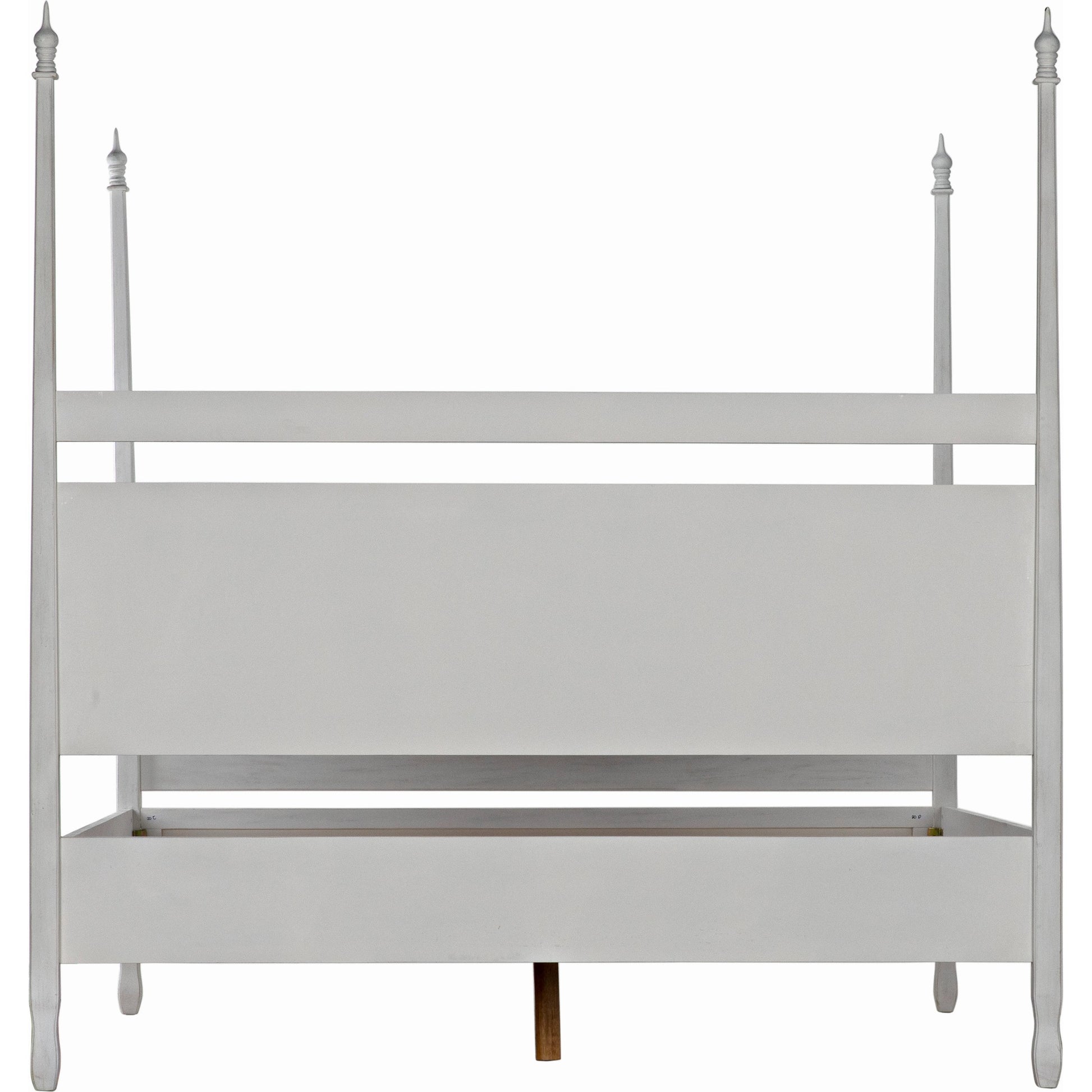 Venice Bed by Noir in hand rubbed black. Made from mahogany in a transitional style.