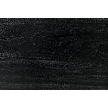 Venice Bed by Noir in hand rubbed black. Made from mahogany in a transitional style.