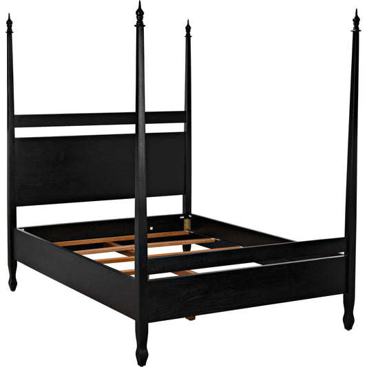 Venice Bed by Noir. Made from mahogany in a transitional style.