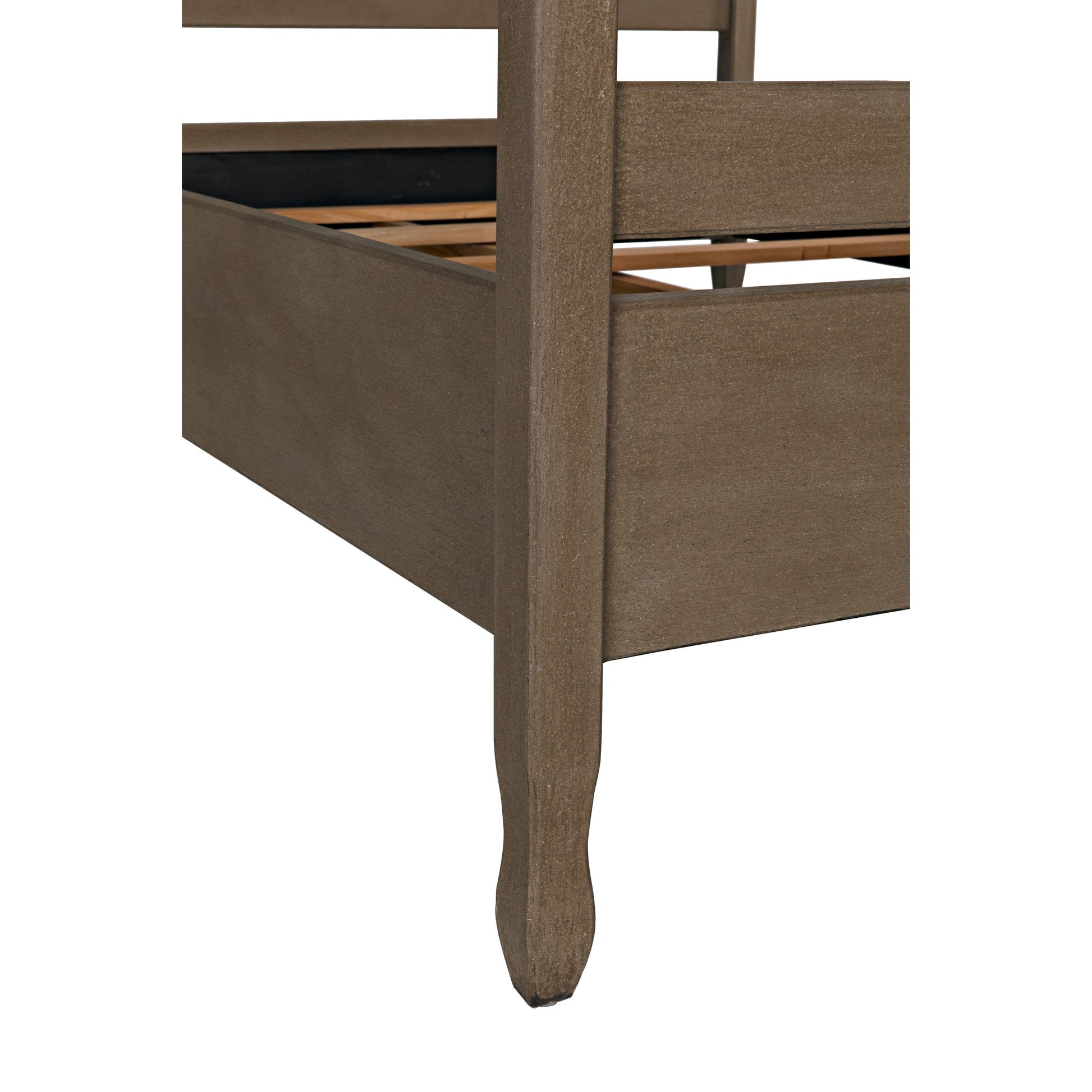 Venice Bed by Noir in hand rubbed black. Made from mahogany in a transitional style.
