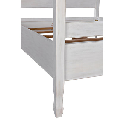 Venice Bed by Noir in hand rubbed black. Made from mahogany in a transitional style.