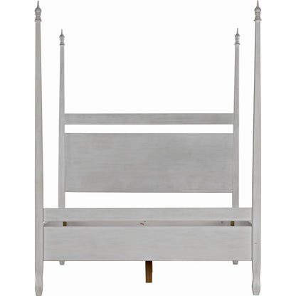 Venice Bed by Noir in hand rubbed black. Made from mahogany in a transitional style.