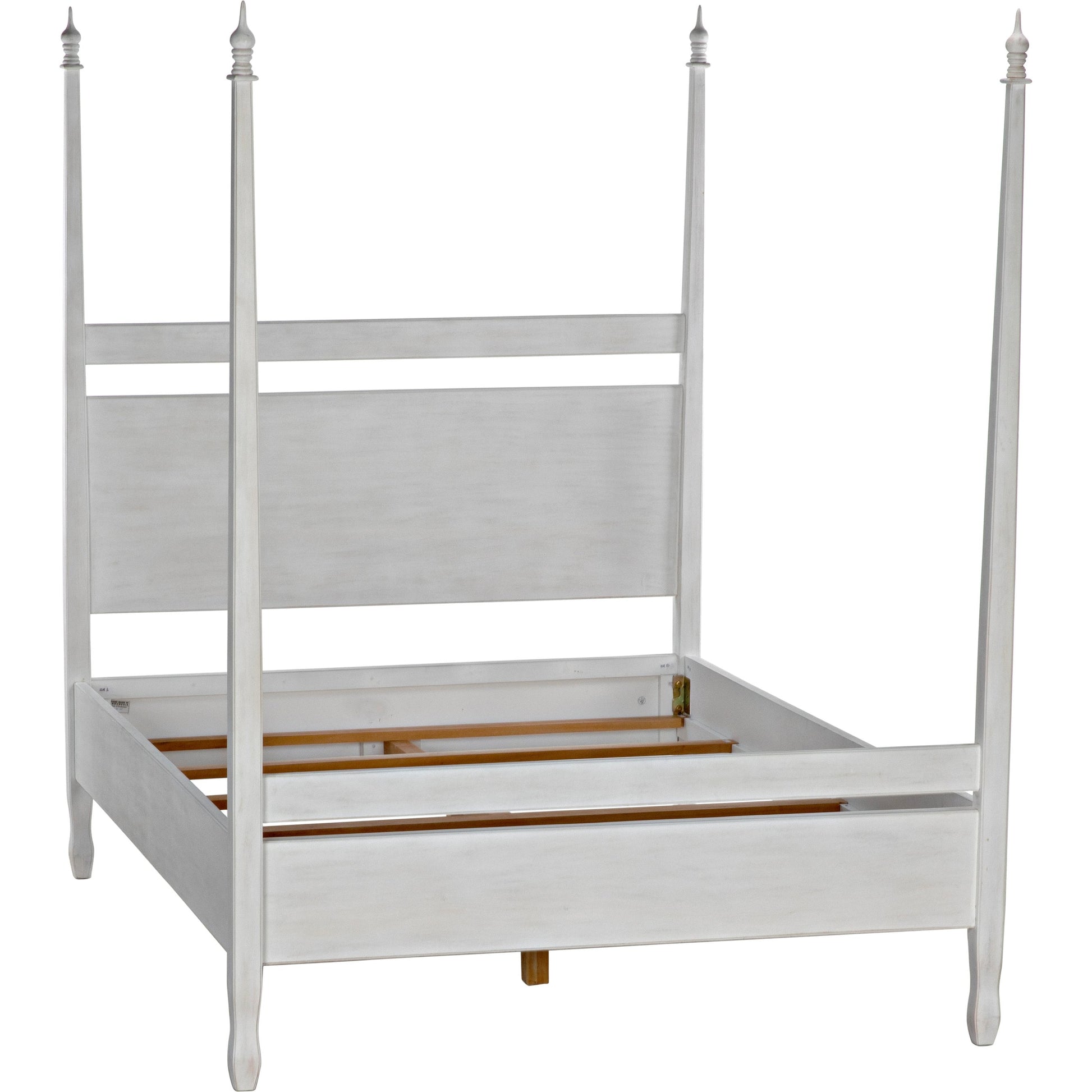 Venice Bed by Noir in hand rubbed black. Made from mahogany in a transitional style.