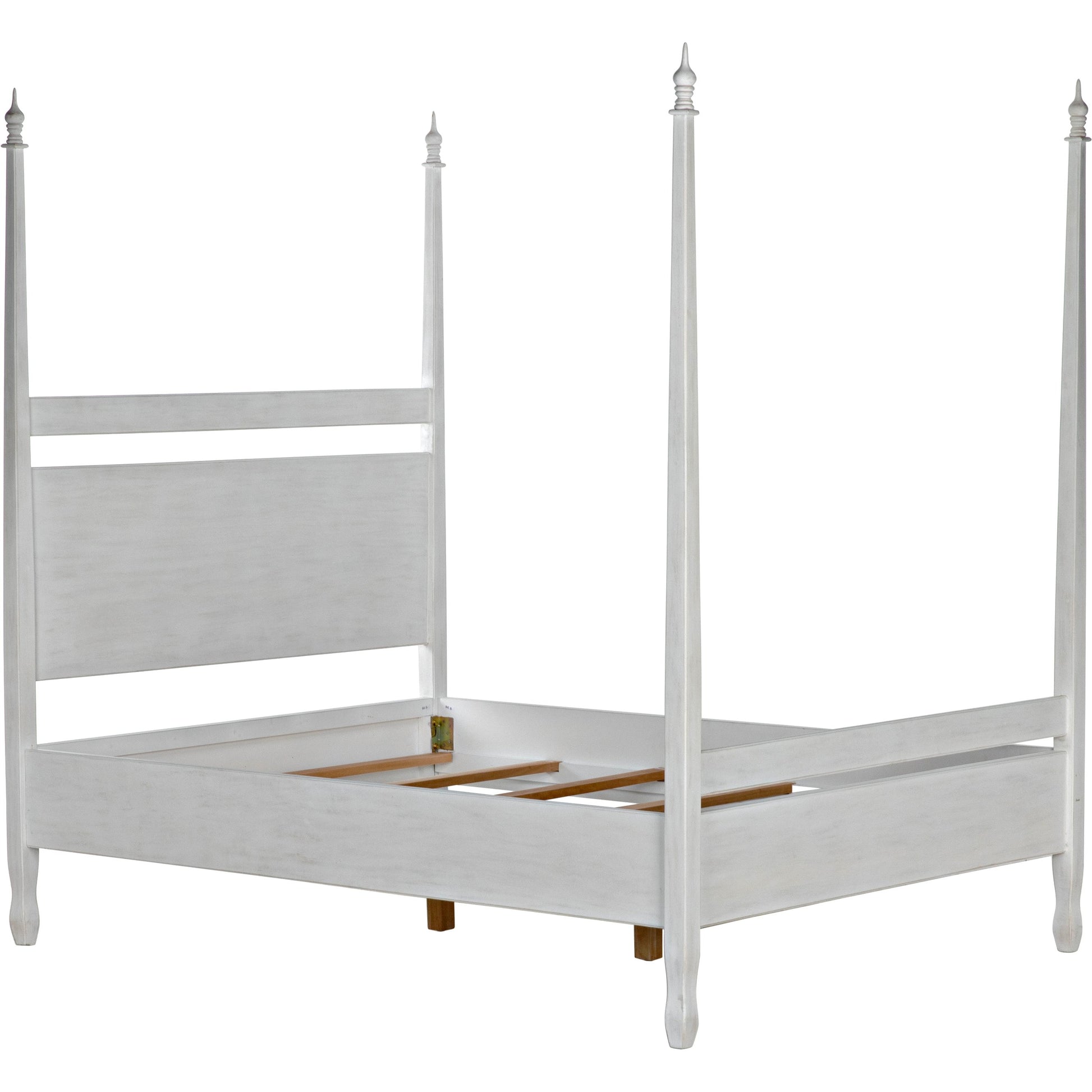 Venice Bed by Noir in hand rubbed black. Made from mahogany in a transitional style.