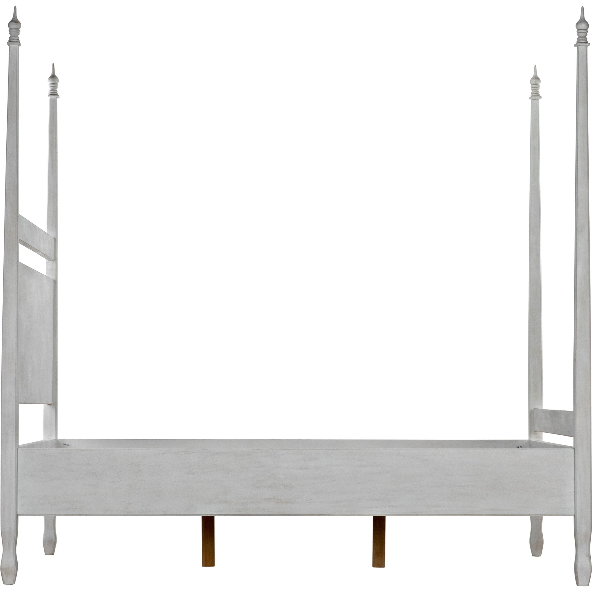 Venice Bed by Noir in hand rubbed black. Made from mahogany in a transitional style.
