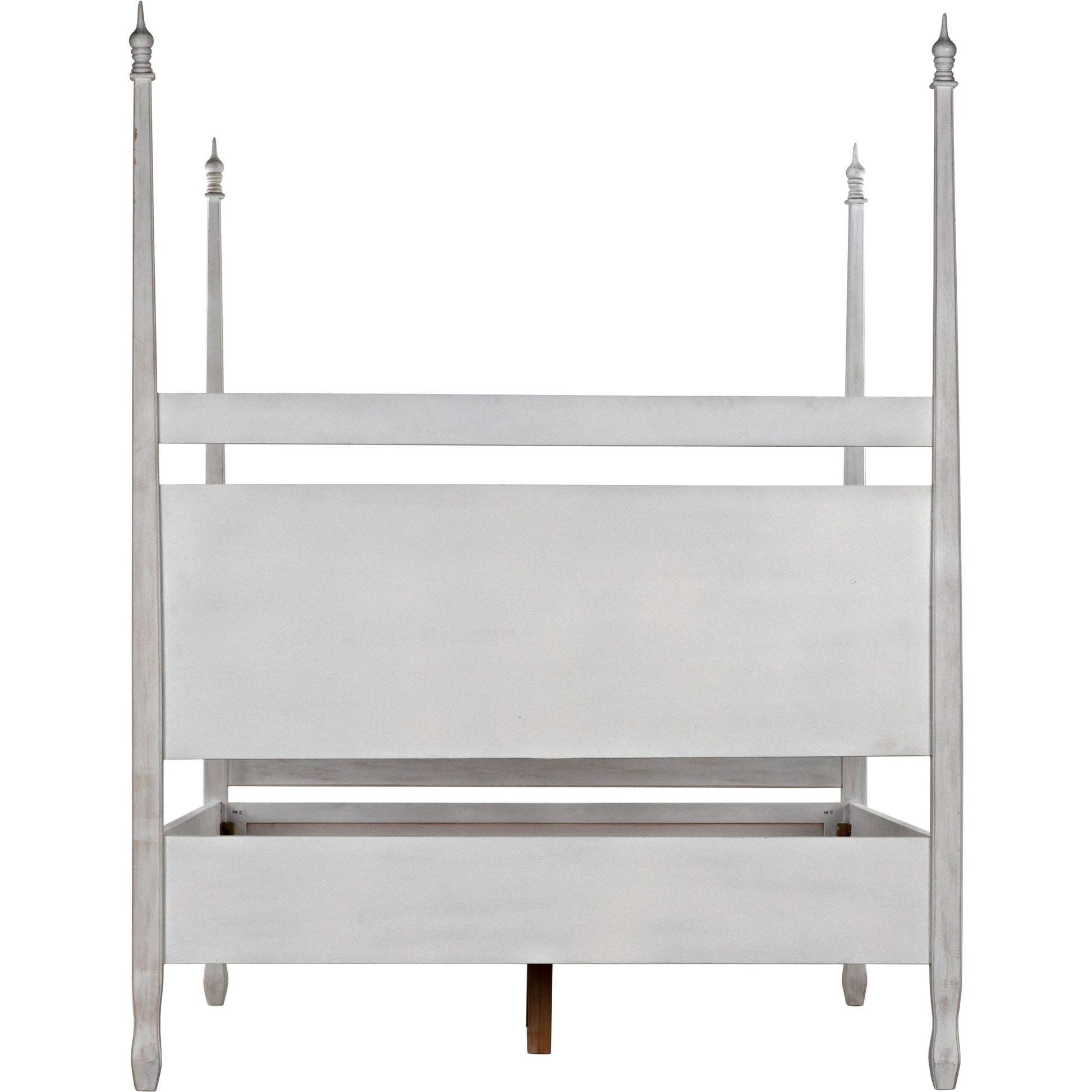 Venice Bed by Noir in hand rubbed black. Made from mahogany in a transitional style.