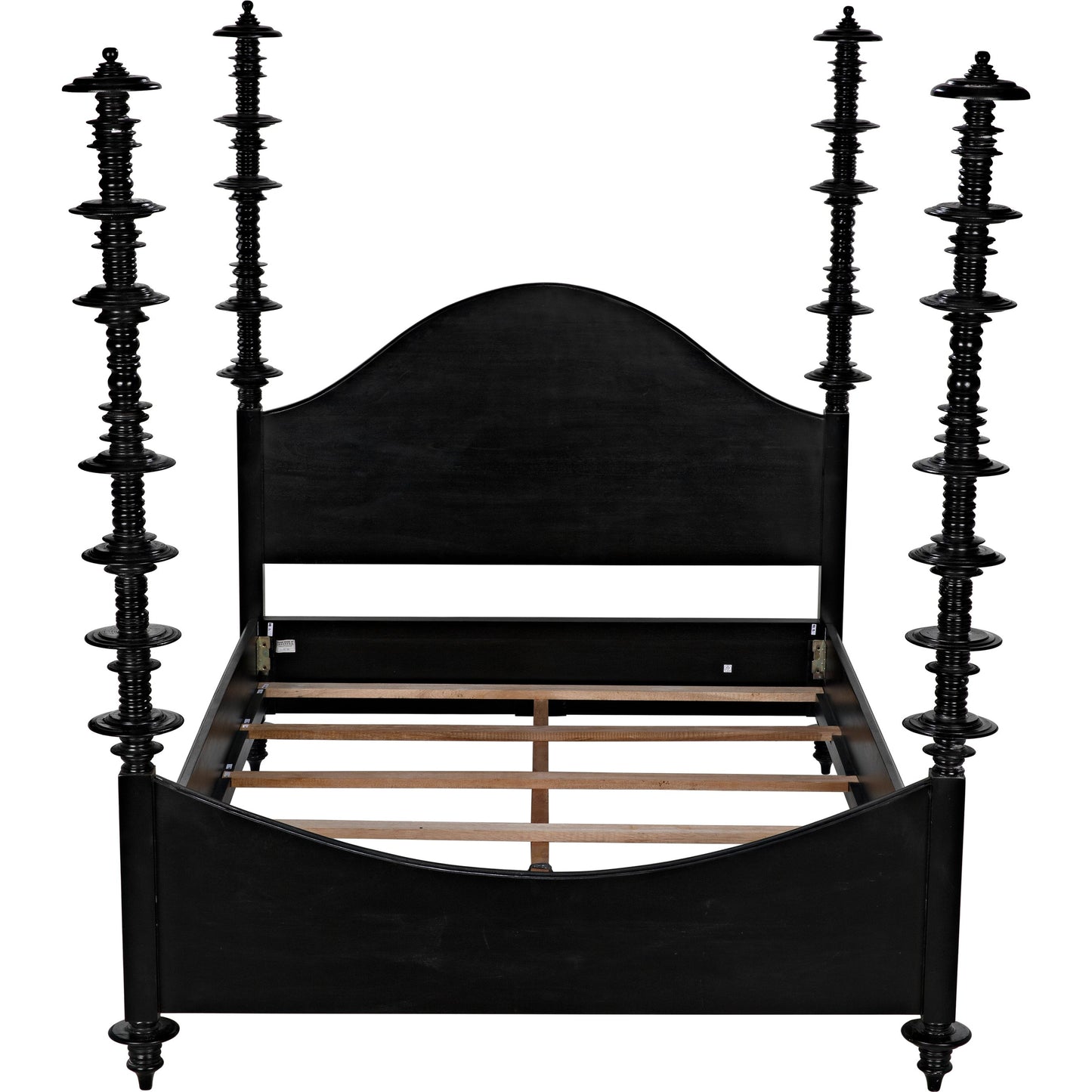 052 S-334763 | Additional Silo | Ferret Bed by Noir. Made from mahogany in a traditional style.