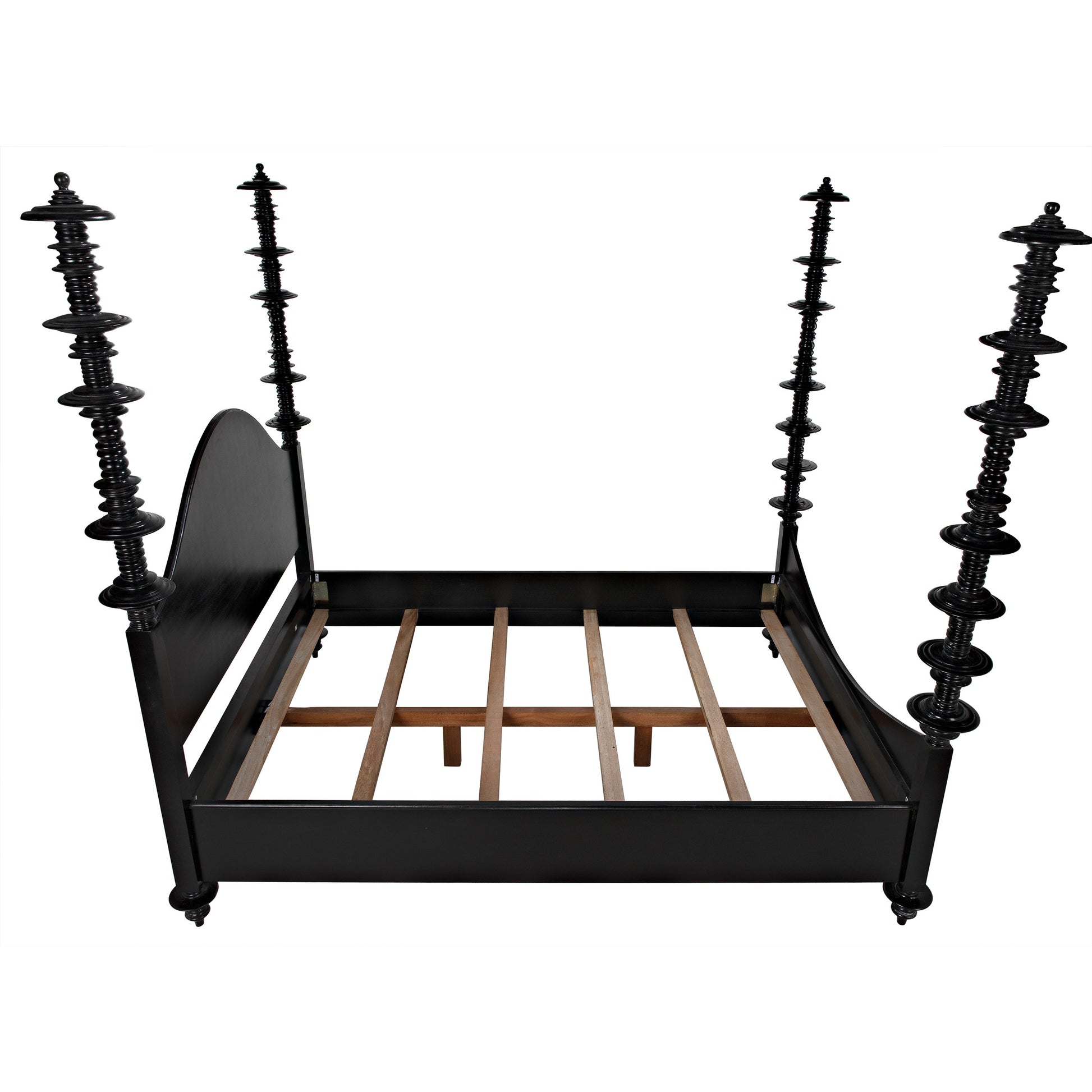 Ferret Bed by Noir. Made from mahogany in a traditional style.