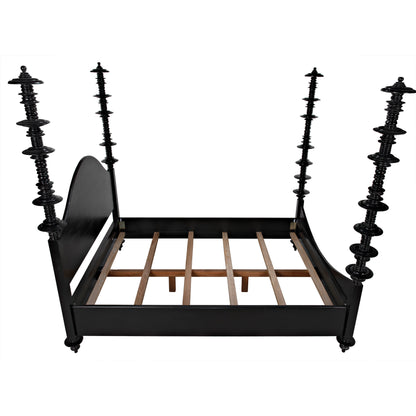 Ferret Bed by Noir. Made from mahogany in a traditional style.