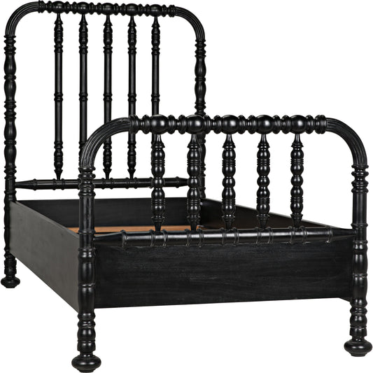 Bachelor Bed by Noir. Made from mahogany in a cottage & farmhouse style.