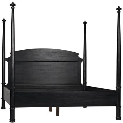 Douglas Bed by Noir. Made from mahogany in a traditional style.