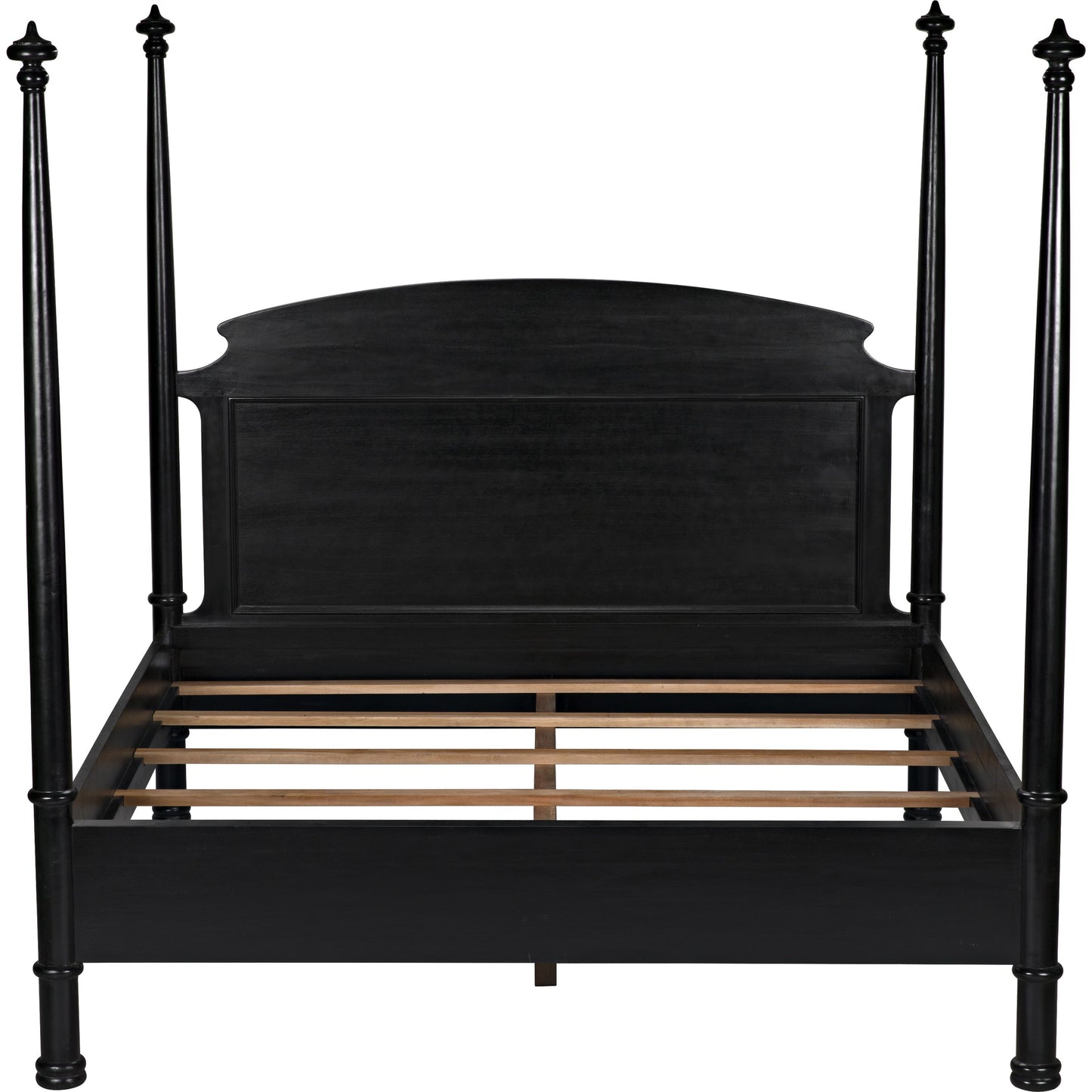 002 SR-783681 | Additional Silo | Douglas Bed by Noir. Made from mahogany in a traditional style.
