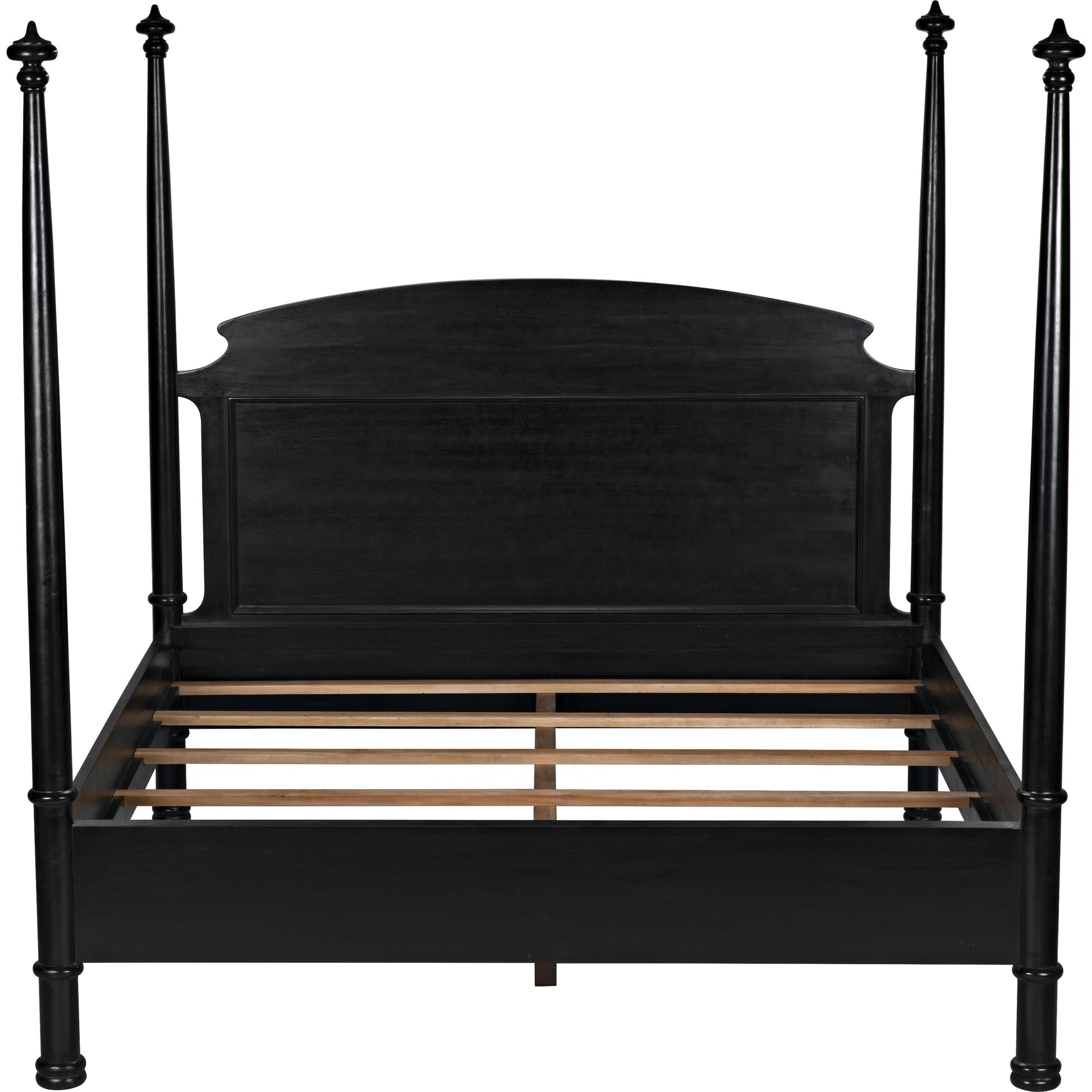 Douglas Bed by Noir. Made from mahogany in a traditional style.