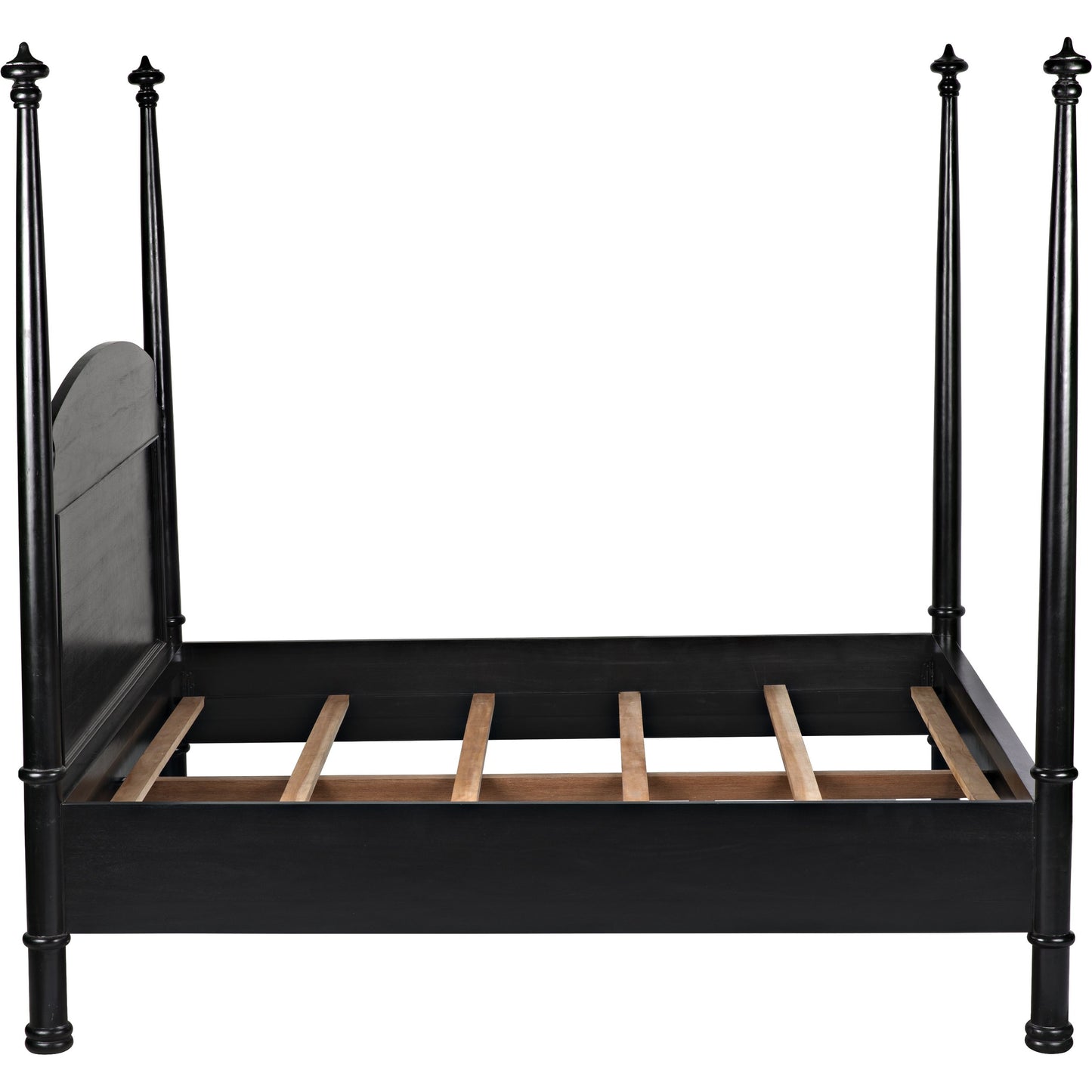 004 SR-783681 | Additional Silo | Douglas Bed by Noir. Made from mahogany in a traditional style.