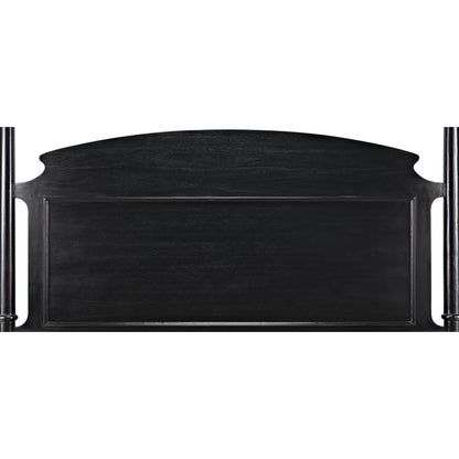 Douglas Bed by Noir. Made from mahogany in a traditional style.