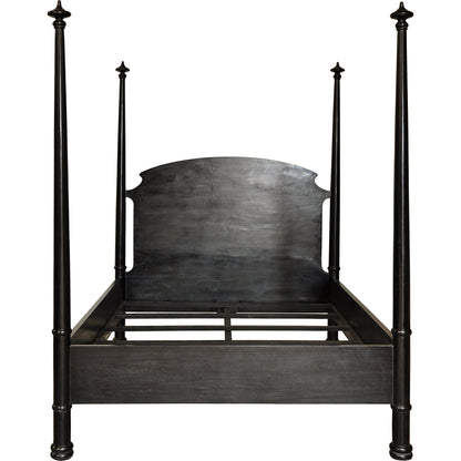 Douglas Bed by Noir. Made from mahogany in a traditional style.