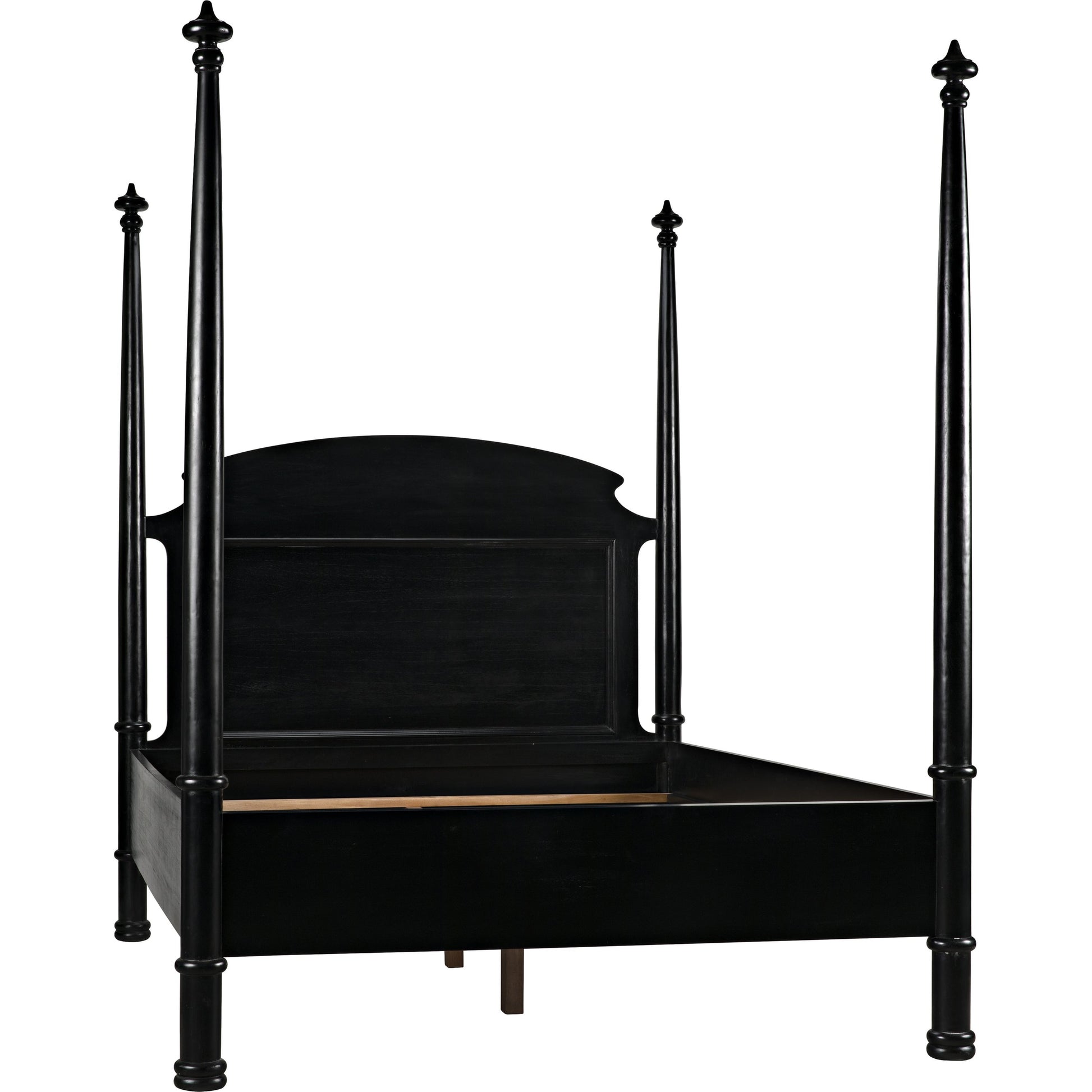 Douglas Bed by Noir. Made from mahogany in a traditional style.