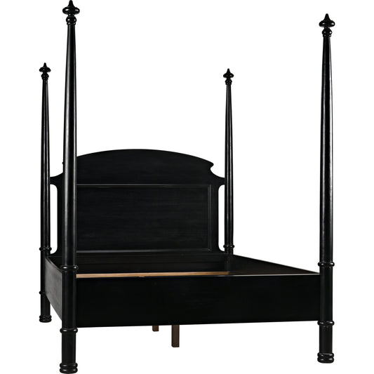 Douglas Bed by Noir. Made from mahogany in a traditional style.