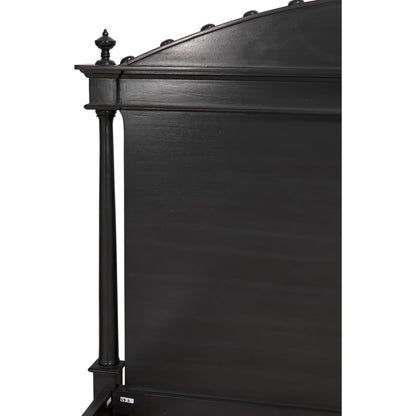 Owen Bed by Noir in pale. Made from mahogany in a cottage & farmhouse style.
