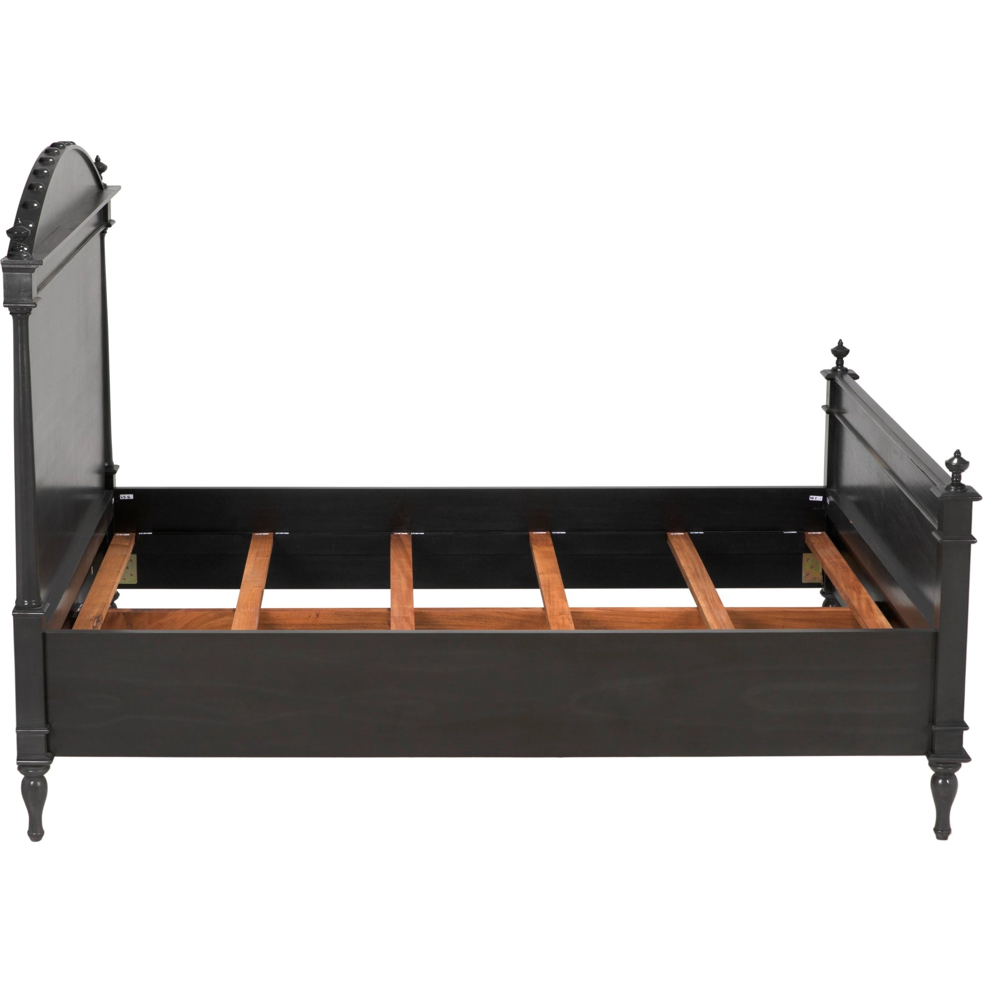 Owen Bed by Noir in pale. Made from mahogany in a cottage & farmhouse style.