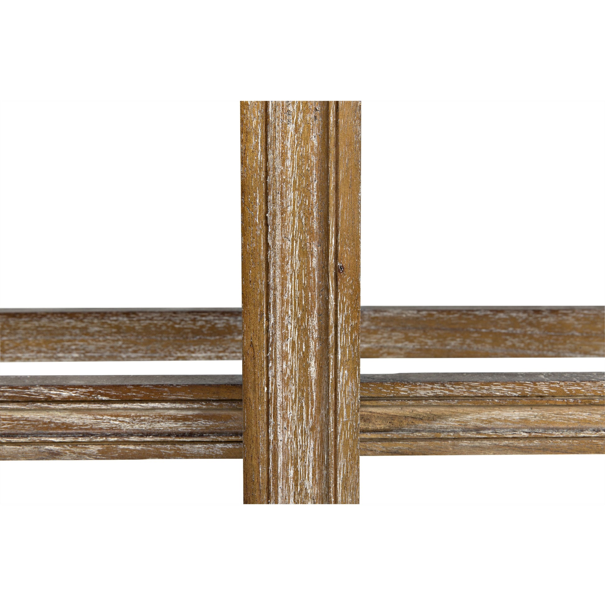 Sweden Bench by Noir in gray wash. Made from mindi in a transitional style.