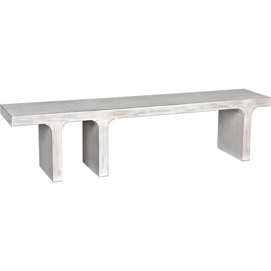 Kir Bench by Noir. Made from mahogany in a modern style.