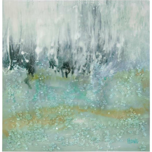 Mary Hong's Wave Break by John-Richard in natural. Made from glass in a coastal style.