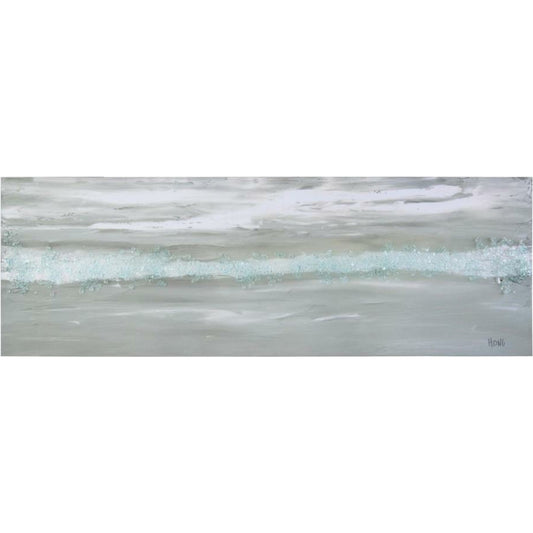 Mary Hong's Slate by John-Richard in gray. Made from glass in a coastal style.