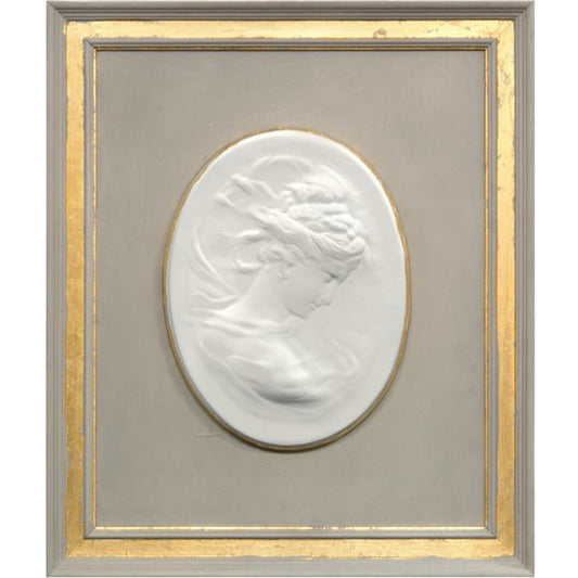 French Nouveau I by John-Richard in gold. Made from unique in a transitional style.