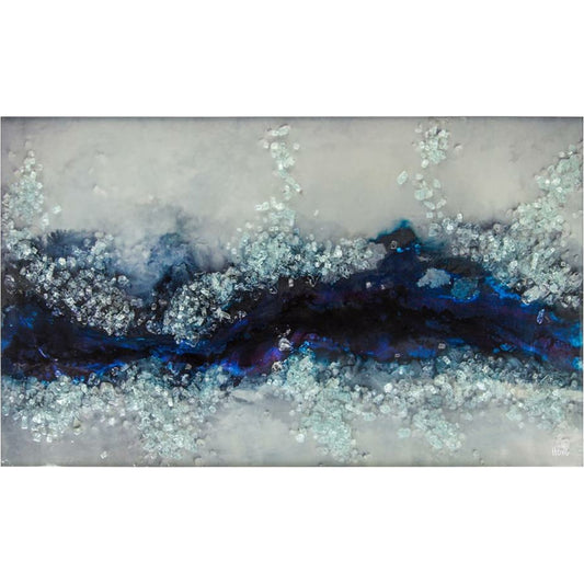 Mary Hong's Mystic River by John-Richard in natural. Made from glass in a coastal style.