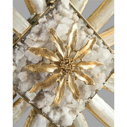 Star Crossed Diamond by John-Richard in brass, gold. Made from brass in a transitional style.