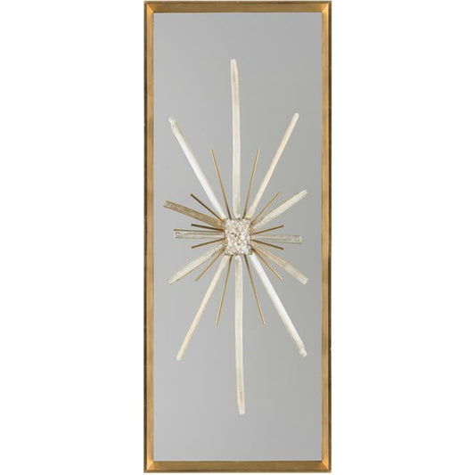 North Star Wall Decor by John-Richard in brass, gold. Made from brass in a transitional style.