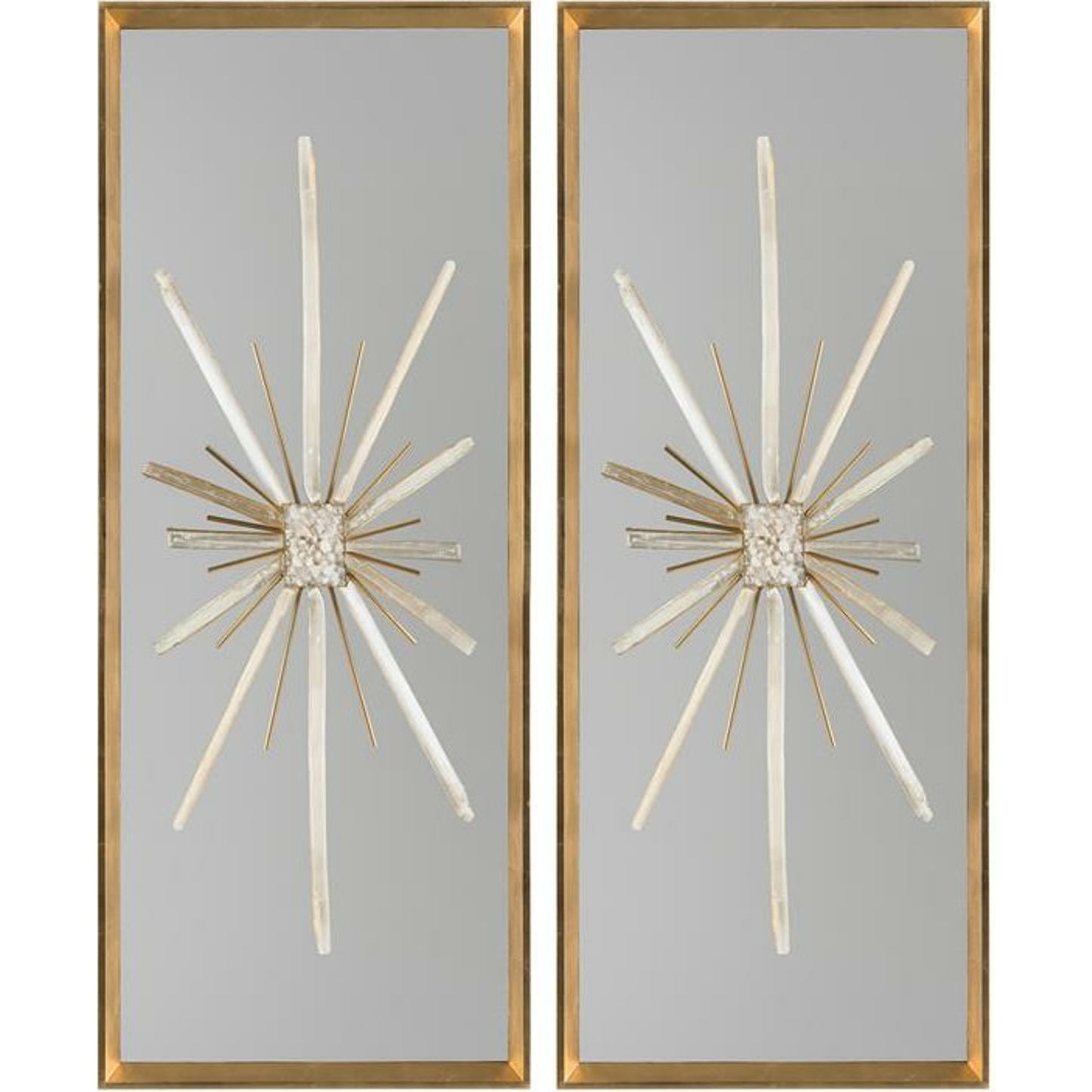 001 SR-865032 | Primary Silo | North Star Wall Decor (Set of Two) by John-Richard in brass, gold. Made from brass in a transitional style.