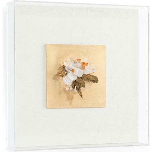 Amethyst-Celestite Shadow Box I by John-Richard in amethyst, gold. Made from acrylic in a cottage & farmhouse style.