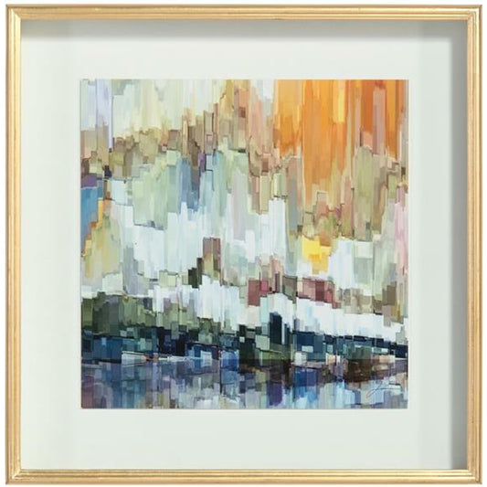 Glacier Bay II by John-Richard in gold, white. Made from unique in a modern style.