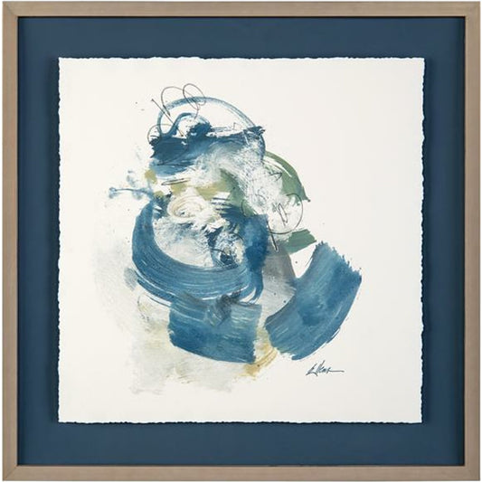 Winter Night II by Jackie Ellens by John-Richard in blue, silver. Made from unique in a modern style.
