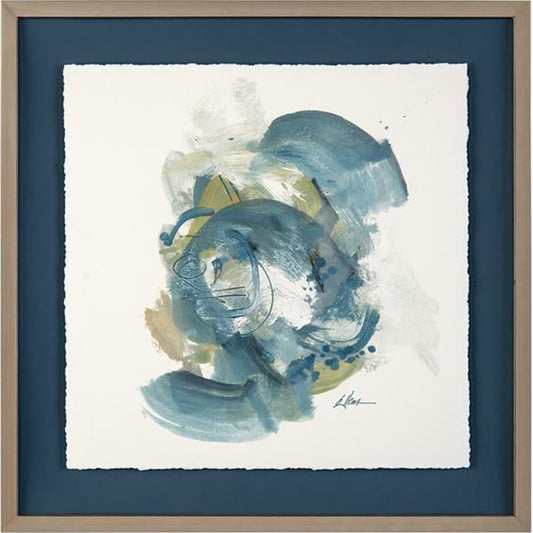 Winter Night III by Jackie Ellens by John-Richard in blue, silver. Made from unique in a modern style.