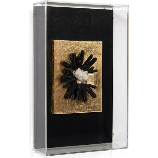 Black Calcite I by John-Richard in black, gold. Made from unique in a modern style.