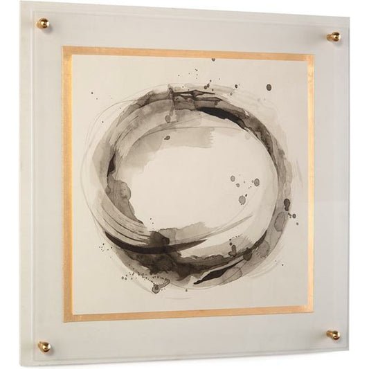 Mud Ring I by John-Richard in gold, white. Made from wood in a modern style.