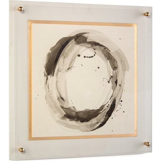 Mud Ring II by John-Richard in gold, white. Made from wood in a modern style.