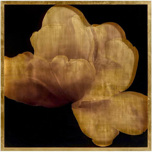 Mark McDowell's Kin Saki by John-Richard in gold. Made from acrylic in a unique style.
