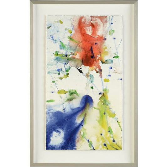 Free Flow I by John-Richard in silver, white. Made from wood in a modern style.