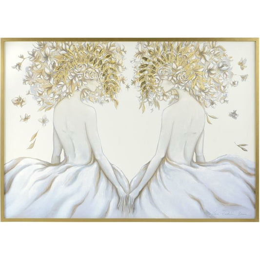 Zana Brown's Mirror of My Soul by John-Richard in brown, gold. Made from unique in a modern style.