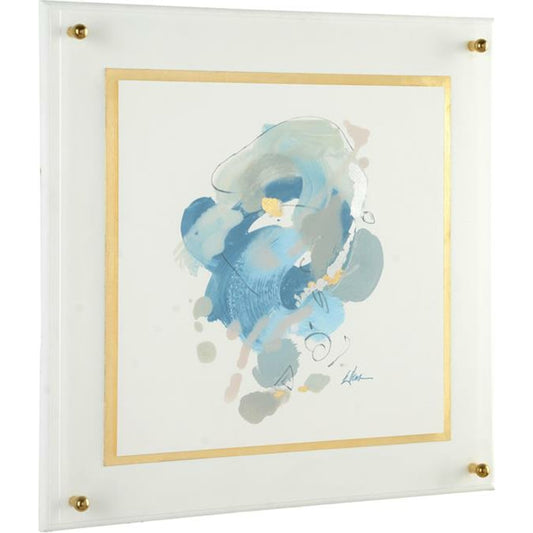 Jackie Ellens' Fragments I by John-Richard in gold. Made from acrylic in a modern style.