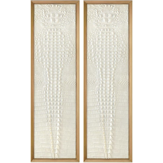 Kano Wall Panels by John-Richard in brass, cream, white. Made from brass in a modern style.